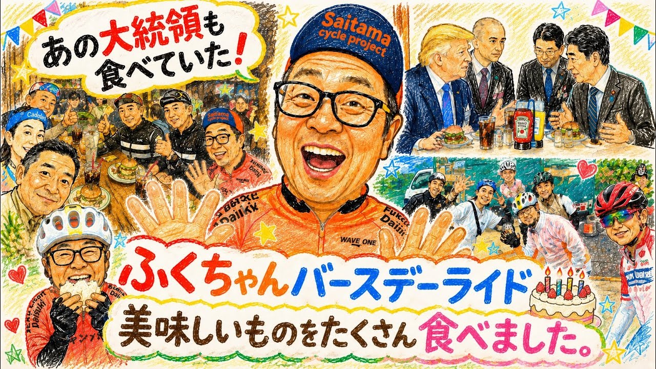 ふくちゃんです(⁠◍⁠•⁠ᴗ⁠•⁠◍⁠) 230 Fuku-chan Birthday Ride🎂 We ate so much delicious food! - YouTube