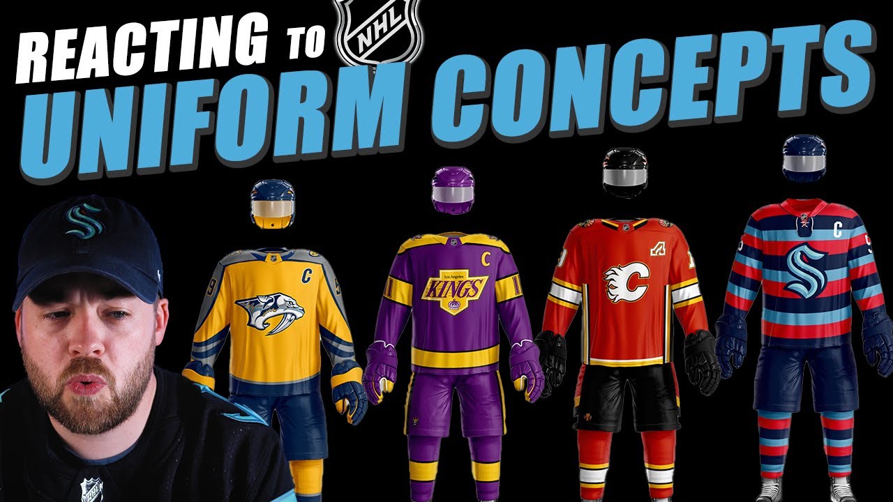 Reacting To Nhl Uniform Concepts Youtube 
