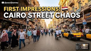  Cairo Egypt First Impressions: Walking Talaat Harb Street (Day 1 Vlog)