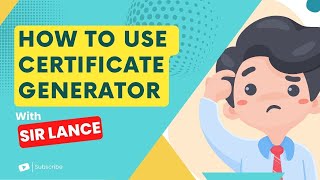 Sir Lance Certificate and Diploma Generator v3 screenshot 5