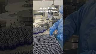 Inside a High-Tech Pharma Factory: The Making of Mysterious Blue Vials! 🧪✨ #freezedriedpowder
