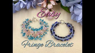 Easy Fringe Bracelet Tutorial