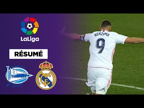 Résumé : Benzema et Hazard relancent le Real Madrid à Alavés