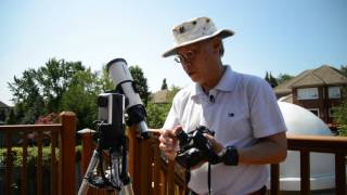 How to use solar filters and make photos of the eclipse with a telescope and DSLR