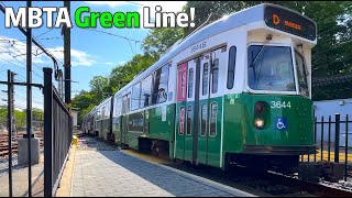⁴ᴷ⁶⁰ Exploring the MBTA Green Line in Boston (2023)
