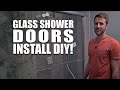 sliding glass shower doors Install - DIY DORKZ Season 01 Ep. 06