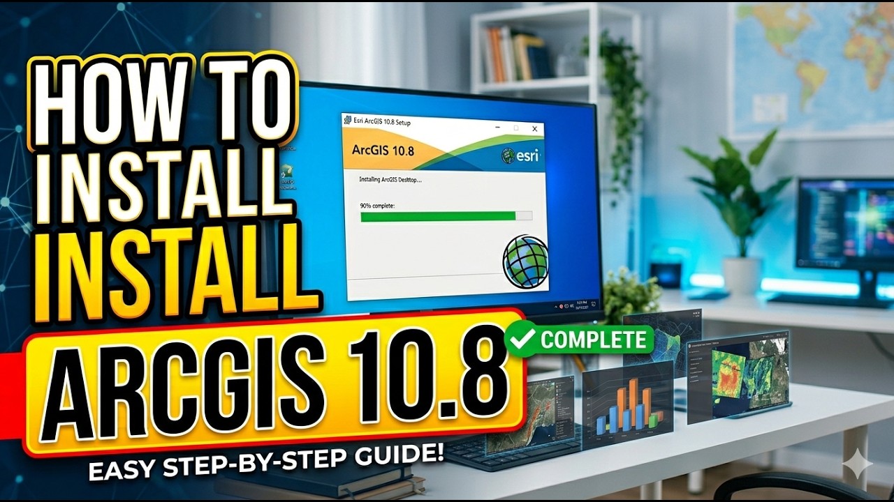 How to install ArcGIS Crack - YouTube