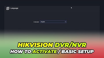 How to Activate New Hikvision DVR | Hikvision DVR Basic Setup