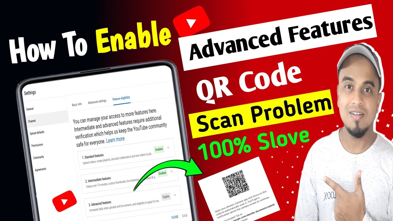 Qr Code Scanning Problems advanced feature 3 kaise enable kare | advanced feature QR Code Scan ...