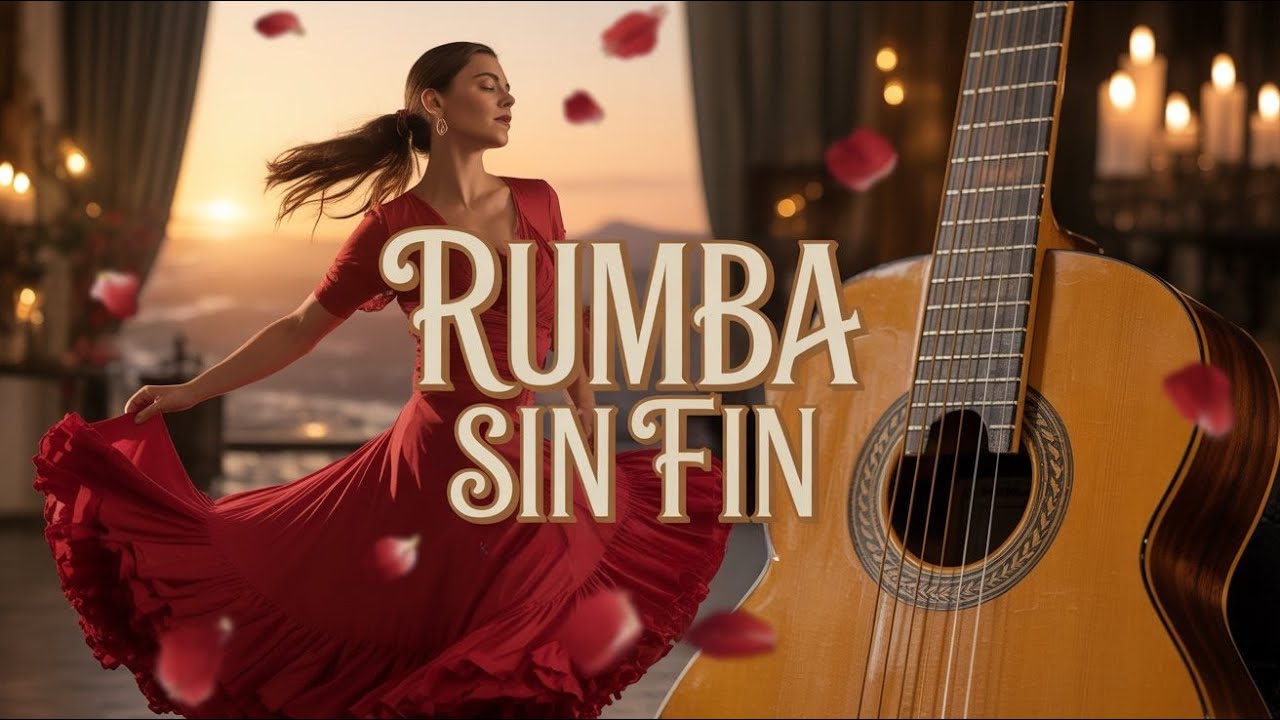 RUMBA SIN FIN SMOOTH SPANISH GUITAR VIBES FOR RELAXATION WORK TRAVEL AND CHILL 🎵