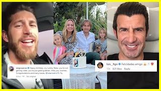 Footballers Heartwarming Reactions - Luka Modric 37 Birthday Figo Ramos Marcelo Benzema Khedira
