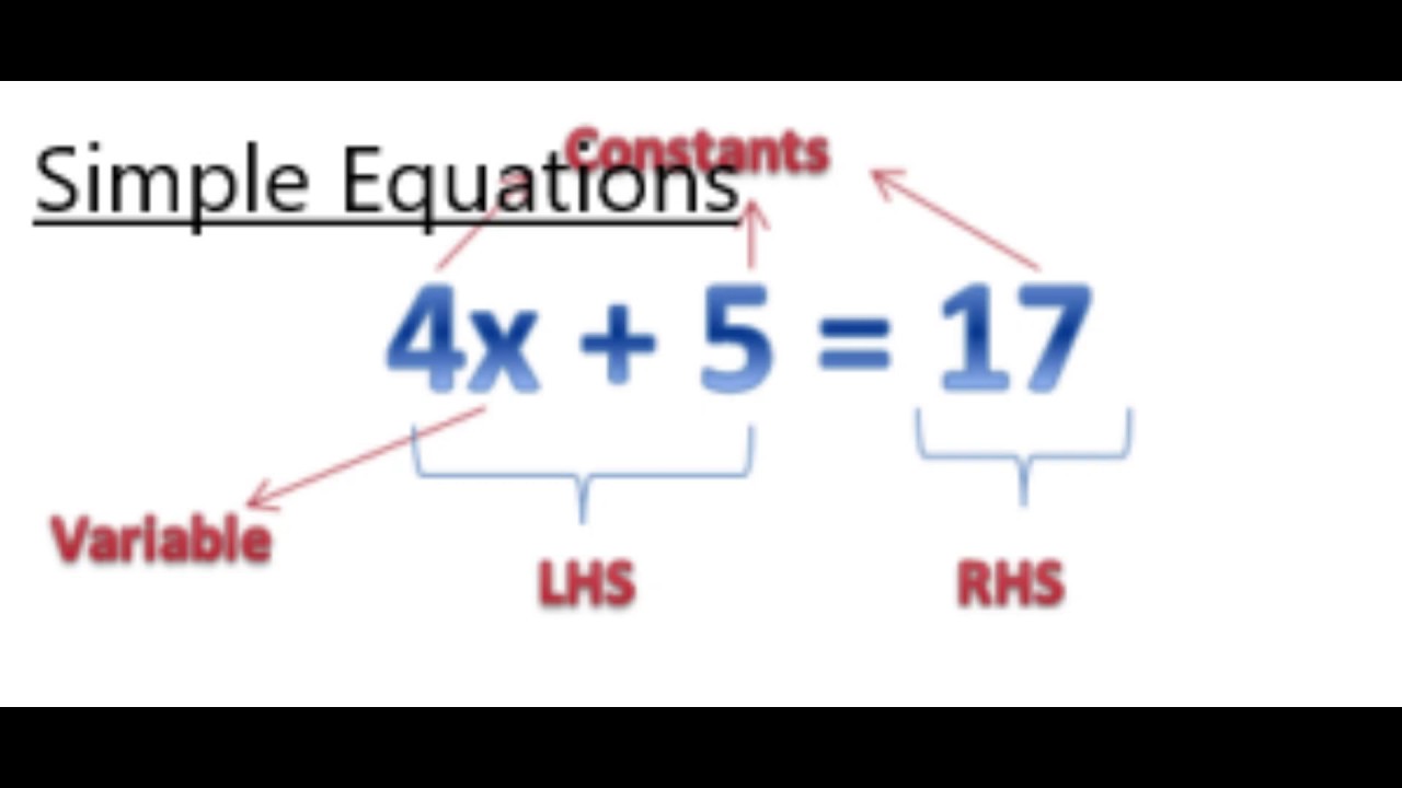 Simple equations | Simple Equation (NCERT Class 7) | Maths - YouTube