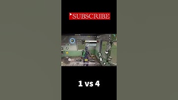 1 vs 4 Clutch COD Mobile #shorts