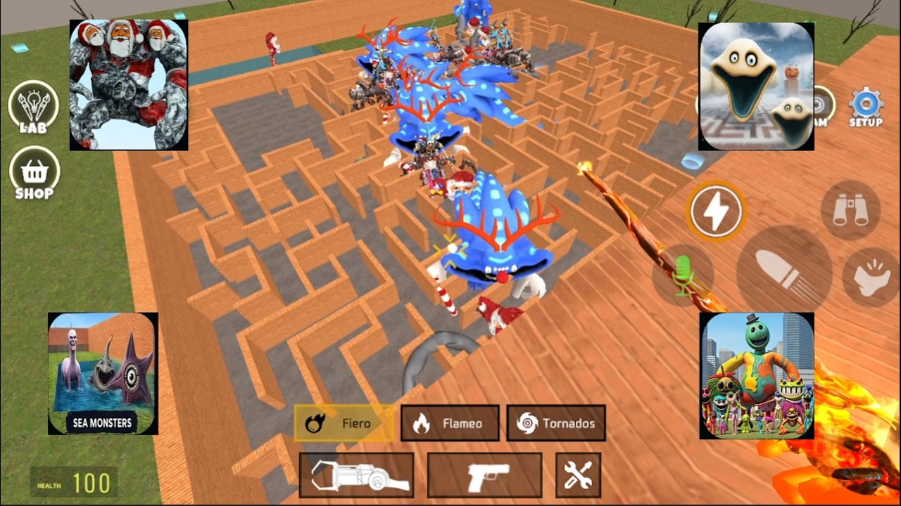 Nextbots In Playground Mod NEW POPPY PLAYTIME 5 & DUALOTL AXOLOTL,LIN GANG MELON In Sandbox In Space