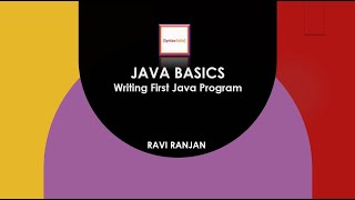 Java Basics  Writing First Java Program