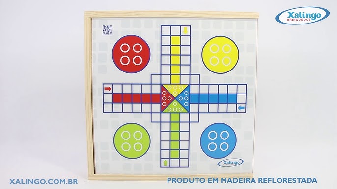 16 Peões Pinos Em Madeira Jogo De Tabuleiro De Ludo