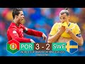 Portugal 32 sweden  world cup qualifier  hattrick  ronaldo extended highlights and goals