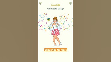 DOP 2 Answer | Gameplay Walkthrough | Level 85 What is she hiding? #shorts