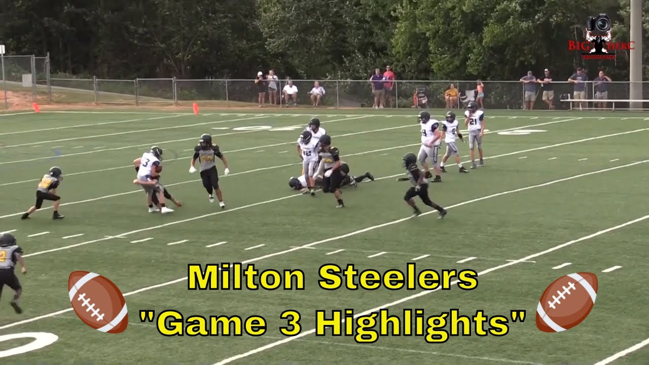 Milton Steelers gm3 Highlights