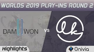 DWG vs LK Highlights Game 3 Worlds 2019 Play in Round 2 Damwon Gaming vs Lowkey Esports by Onivia