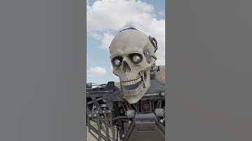 Skull Borg Closeup - #shortsvideo #shorts #blender #animation #3danimation #loop