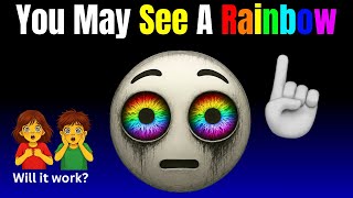 This Colourful Rainbow Illusion May Surprise You! 🌈 