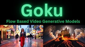 Goku - Text 2 Video AI Model by ByteDance - Rectified Flow Transformer
