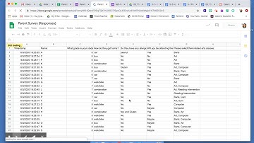 Applying pivot tables in sheets attached to Forms