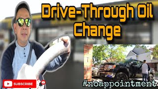 Drive-Through Oil Change