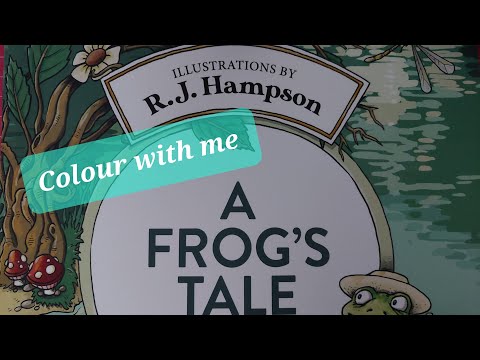 Colour With Me Wit Faber-Castell Black Edition Pencils In 'A Frogs Tale' - Rest x Recreation