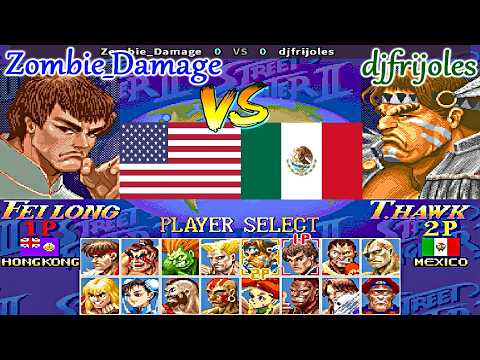 Super Street Fighter II X: Grand Master Challenge - Zombie_Damage vs djfrijoles