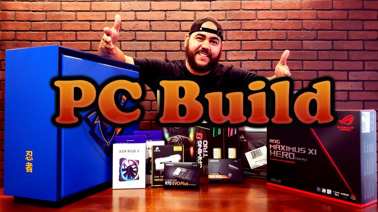 PC Build (NINJA LIMITED EDITION CASE) YouTube