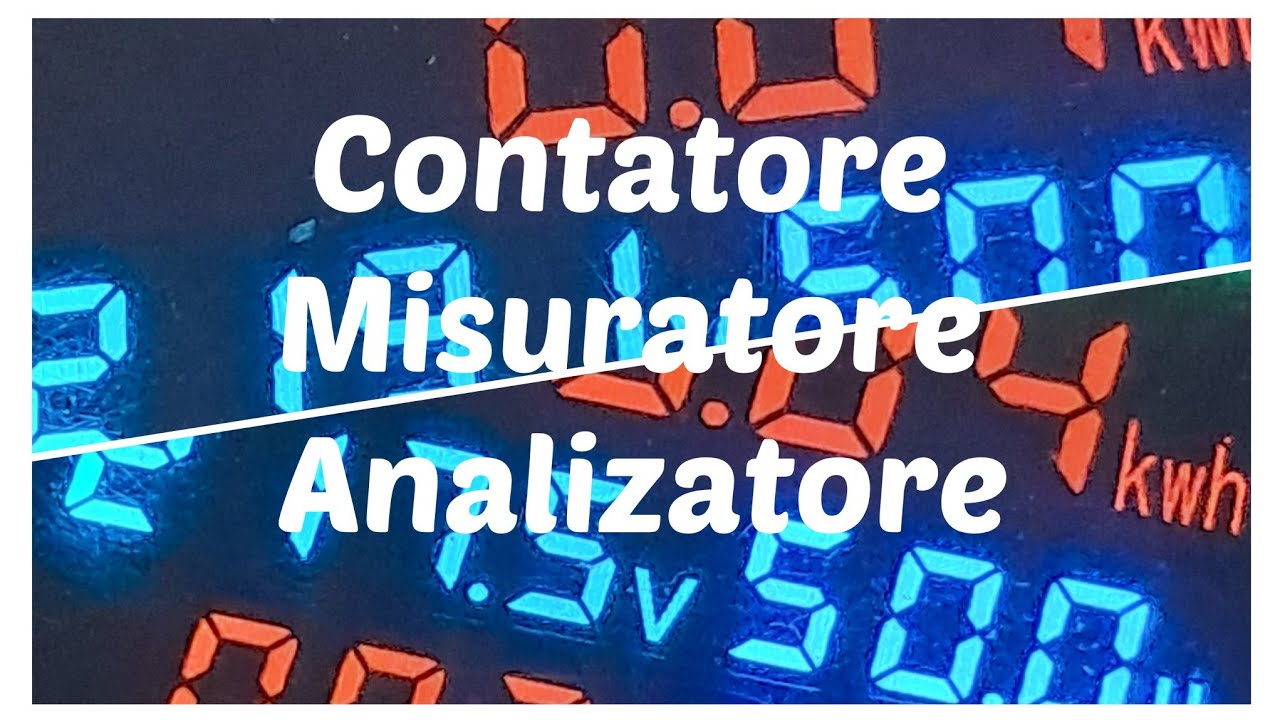 Misuratore analizatore energia elettrica cablaggio e prova.