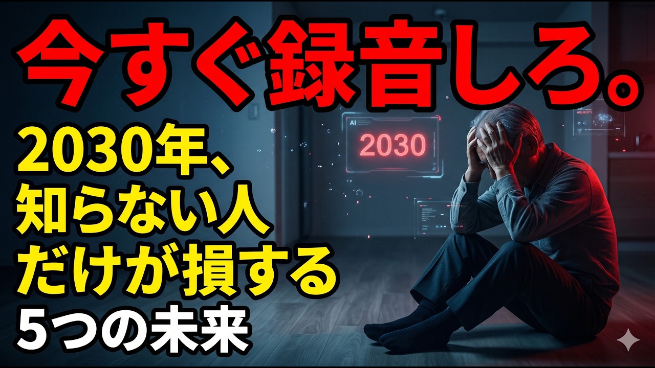 【緊急!】声を録音している人だけが手に入れる"5つの未来"。第二の脳を作る。あの人とずっと一緒にいられる世界感。AIで老後を充実せよ!PLAUD NOTE/NotePin