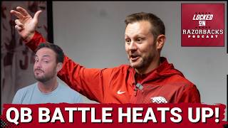 UNEASY: KJ Jackson vs. AJ Hill -- Razorbacks Quarterback Battle FUELS Anxiety & Debate
