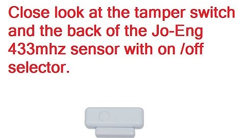 Smart Sensor 2 way alarm tamper switch , sonoff bridge +  RFR3 + eWelink + RF 433Mhz Remote