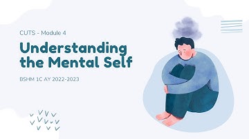 CUTS - Module 4 Understanding the Mental Self - BSHM 1C AY 2022-2023