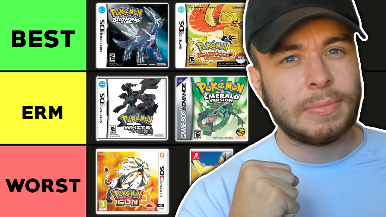 All The Big Pokémon Games, Ranked From Worst To Best