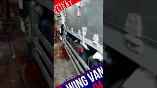 Client Update Isuzu Gigamax Wing Van Truck Repainting Part 04