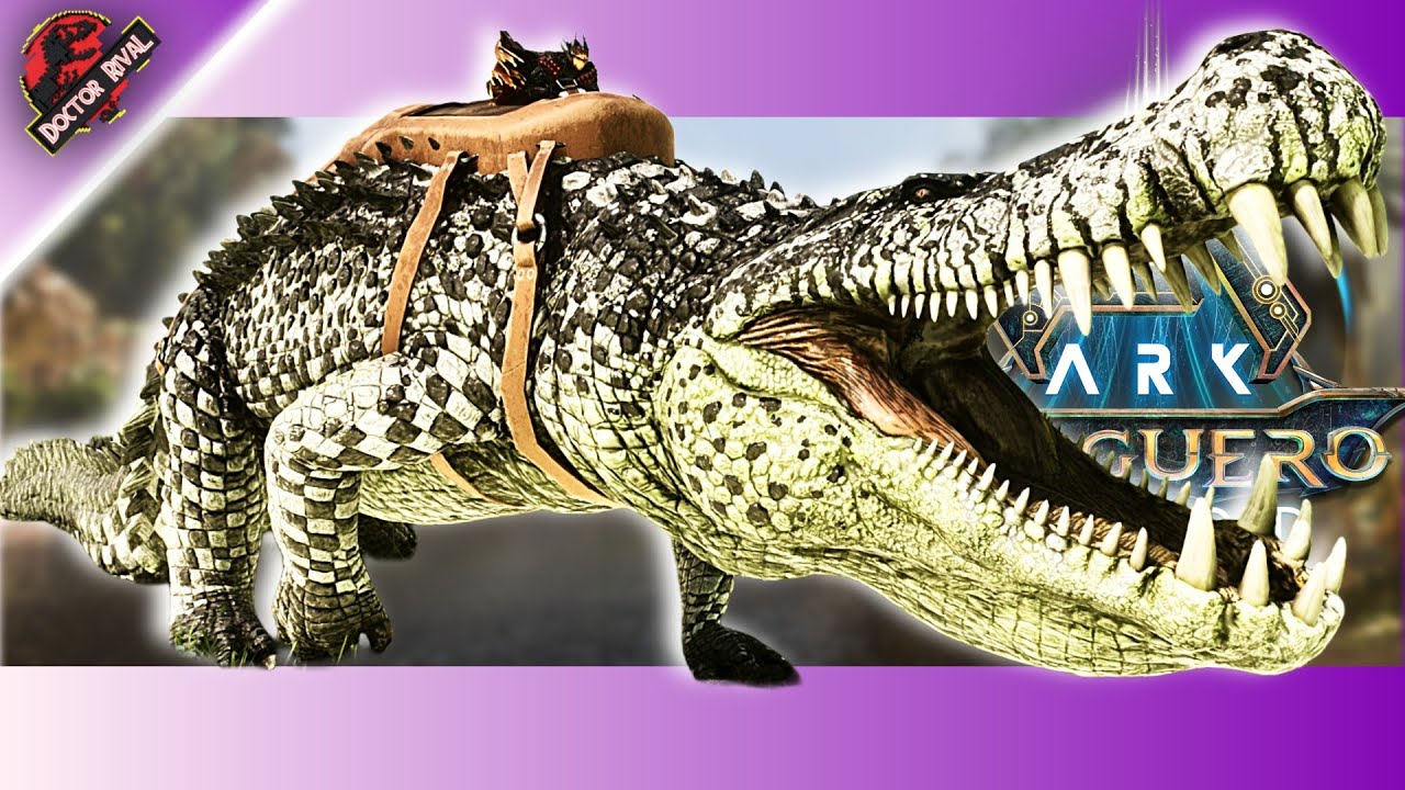 Paleo DEINOSUCHUS Full Taming || Ark Survival Ascended