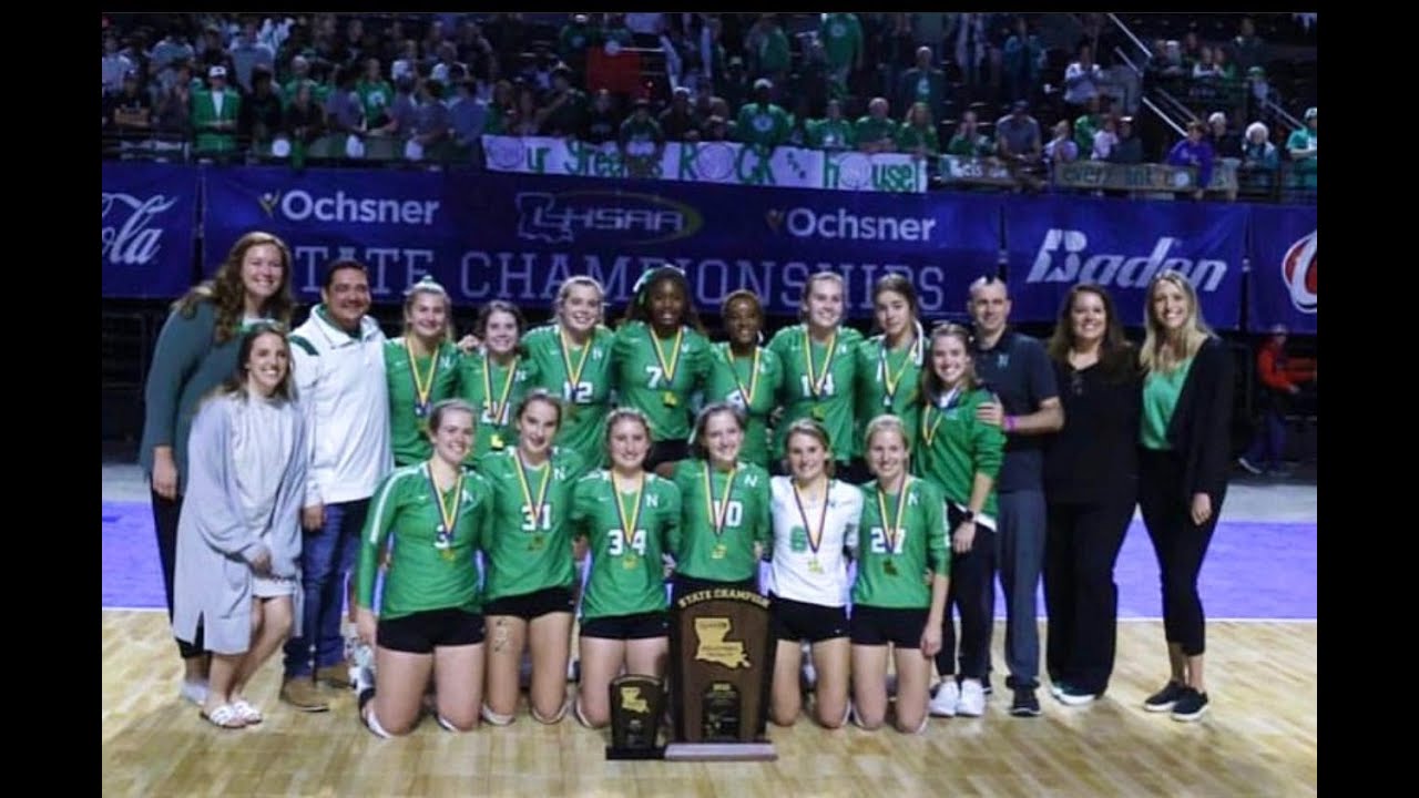Newman Volleyball Wins LHSAA Div IV State Championship - YouTube