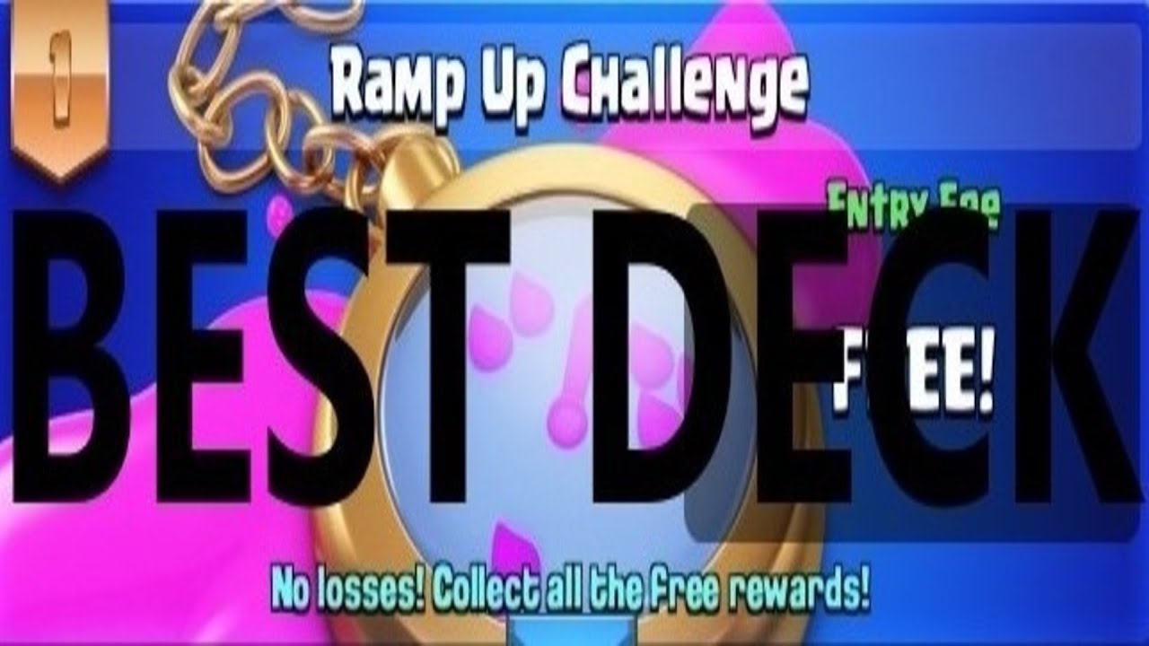 BEST DECK RAMP UP CHALLENGE (ELIXIR MARATHON) | Clash Royale