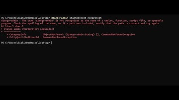 Fixing django-admin is not recognized error in Malayalam