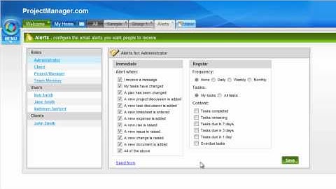 Using Email Alerts in Project Management Software
