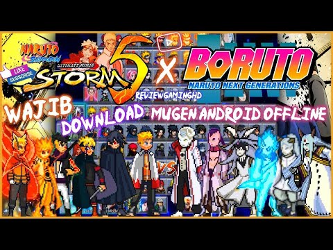 Naruto Shippuden Storm 5 ( + Boruto ) Mugen DUBLADO 2023 (+DOWNLOAD+) 170  chars Dublados 