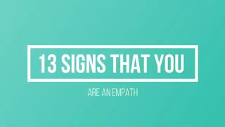 Famous 13 Signs That You Are An Empath| Snip Star| Like, Comment, Subscribe Profile