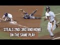 Ole Miss players goes from 1st to home on a pickoff, a breakdown