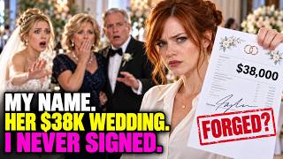 My Parents Forged My Signature on My Sister’s $38K Wedding Bill… Then I Exposed Them