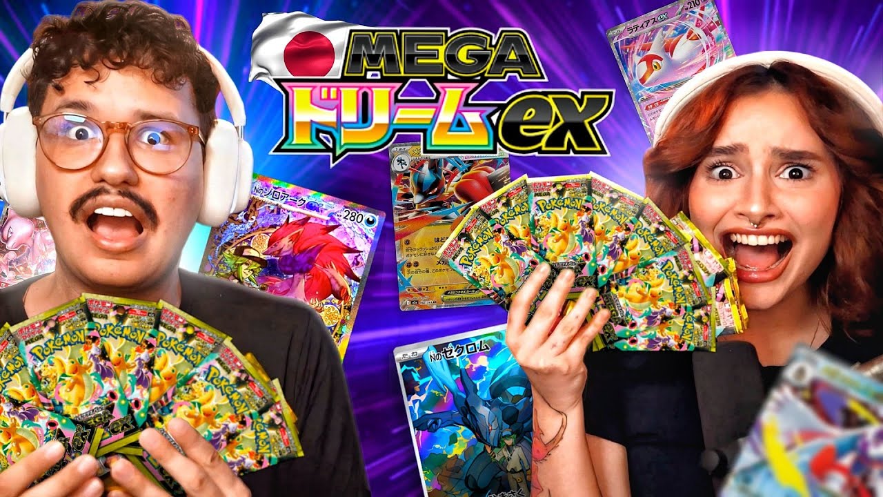 Quem tira a mais rara? Batalha de booster! (Mega Dream EX)