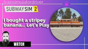 Buying the "Stripey Banana" Train! 🍌🚆 Subway Sim 2 Akulok AL1 Gameplay